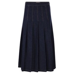 Weekend Maxmara Women Wkdovale - Denim Pleated Skirt